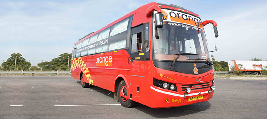 orange travels travel bus